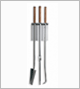 Conmoto Peter Maly Wall-mounted Fireside Tools