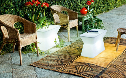 SERRALUNGA FURNITURE | PALENQUERA OUTDOOR TABLE WITH LIGHT